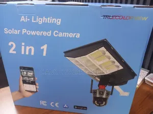 Solar Smart CCTV Camera .All in One Security Light