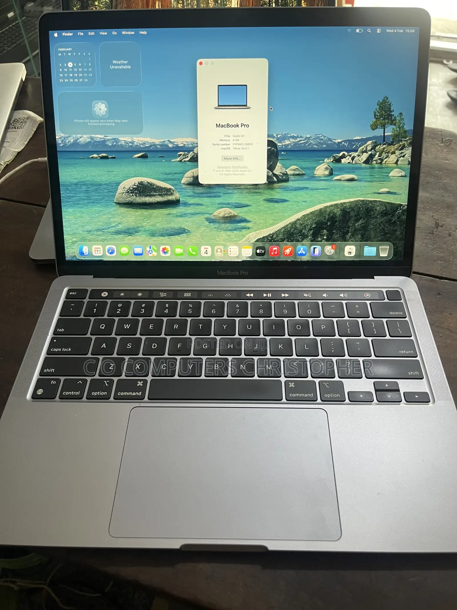 Laptop Apple MacBook Pro 2020 16GB Intel Core i5 SSD 512GB