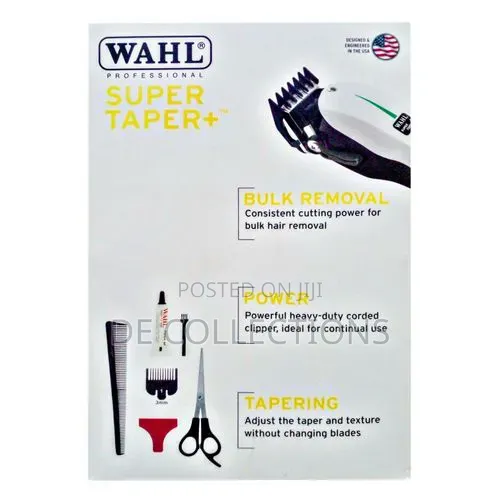 Wahl Super Taper Plus - Extra Powerful Corded Professional Clipper