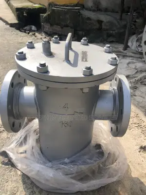4” Class 150LB Cast Steel Bucket Strainer Valve
