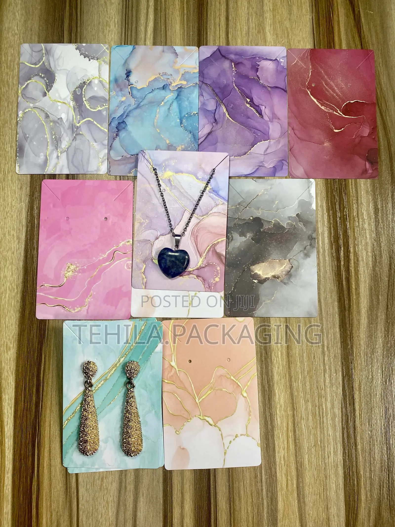 Jewelry Display Cards