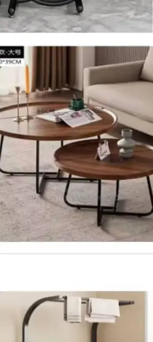 2in1 Wooden Center Table