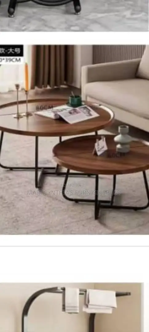2in1 Wooden Center Table