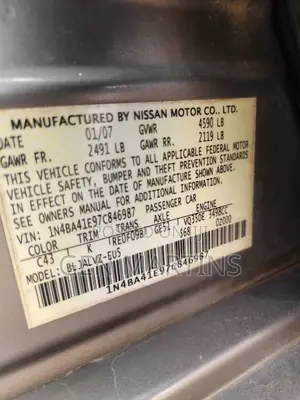 Nissan Maxima 2007 Black