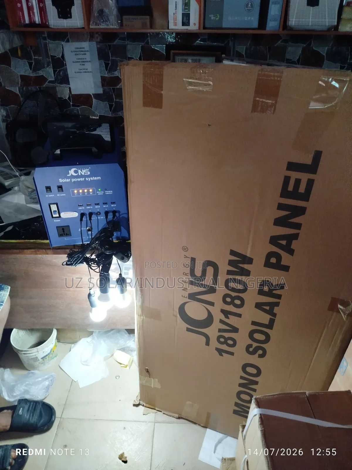 1800w JCNS Solar Generator