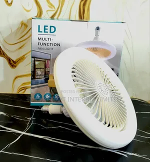 LED Multifunction Ceiling Fan Light With E27 Base
