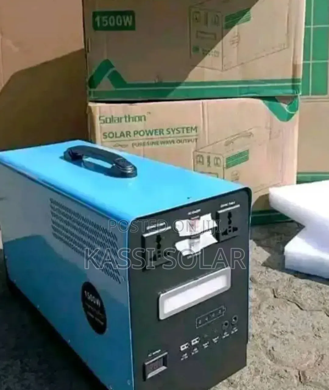 1500watts Solar Generator for 3 Bedroom Flat