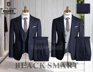 Black Samrt Strips Turkish Suit