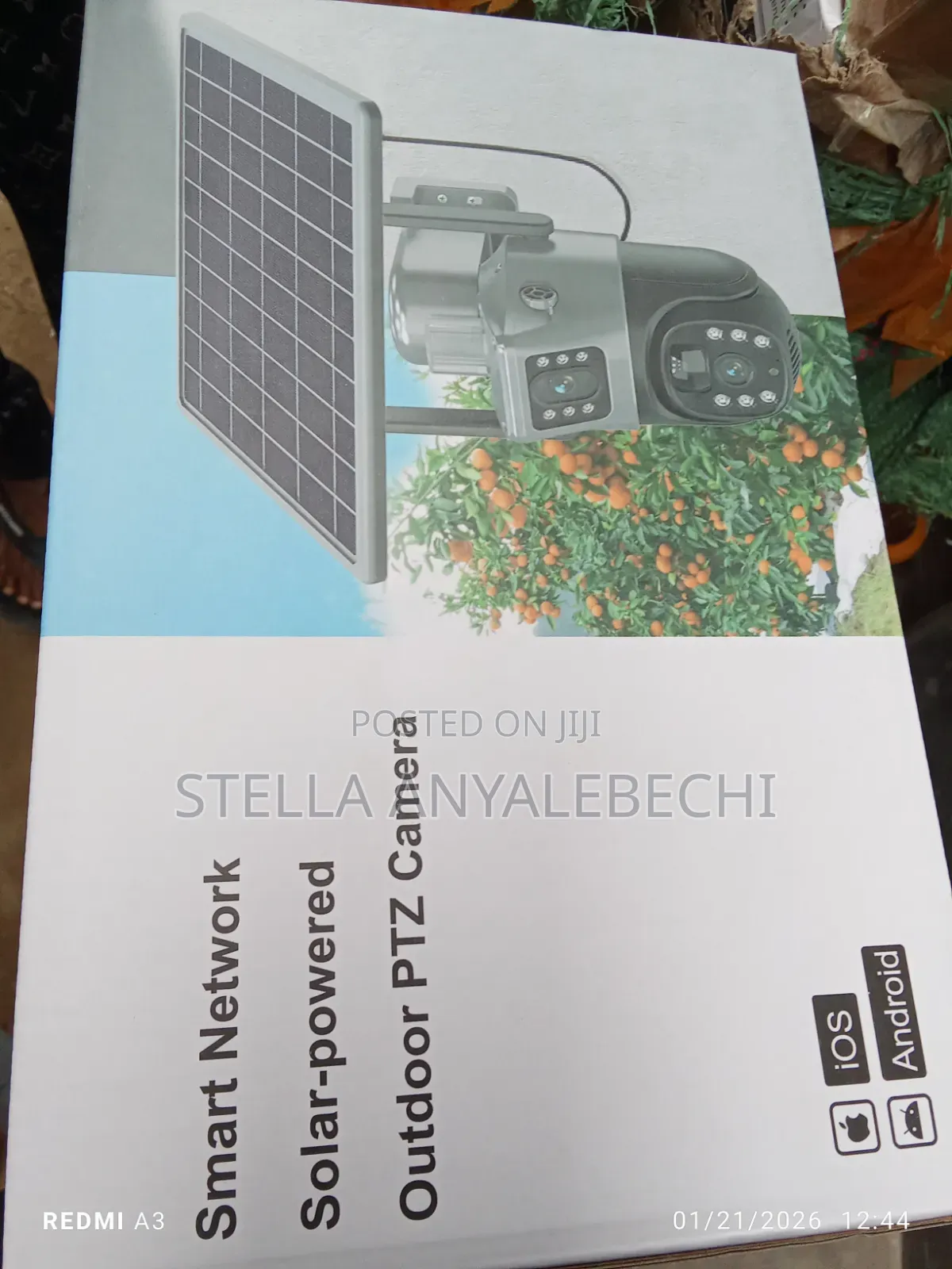 Intelligent Dual Lens Solar Camera ( Supports All Sim )