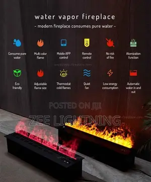 3d Modern Water Vapor Fireplace ( 60cm)