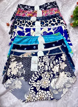 Women High Waist Cotton Brief Panties - JIALIYOUHUO Brand - Floral