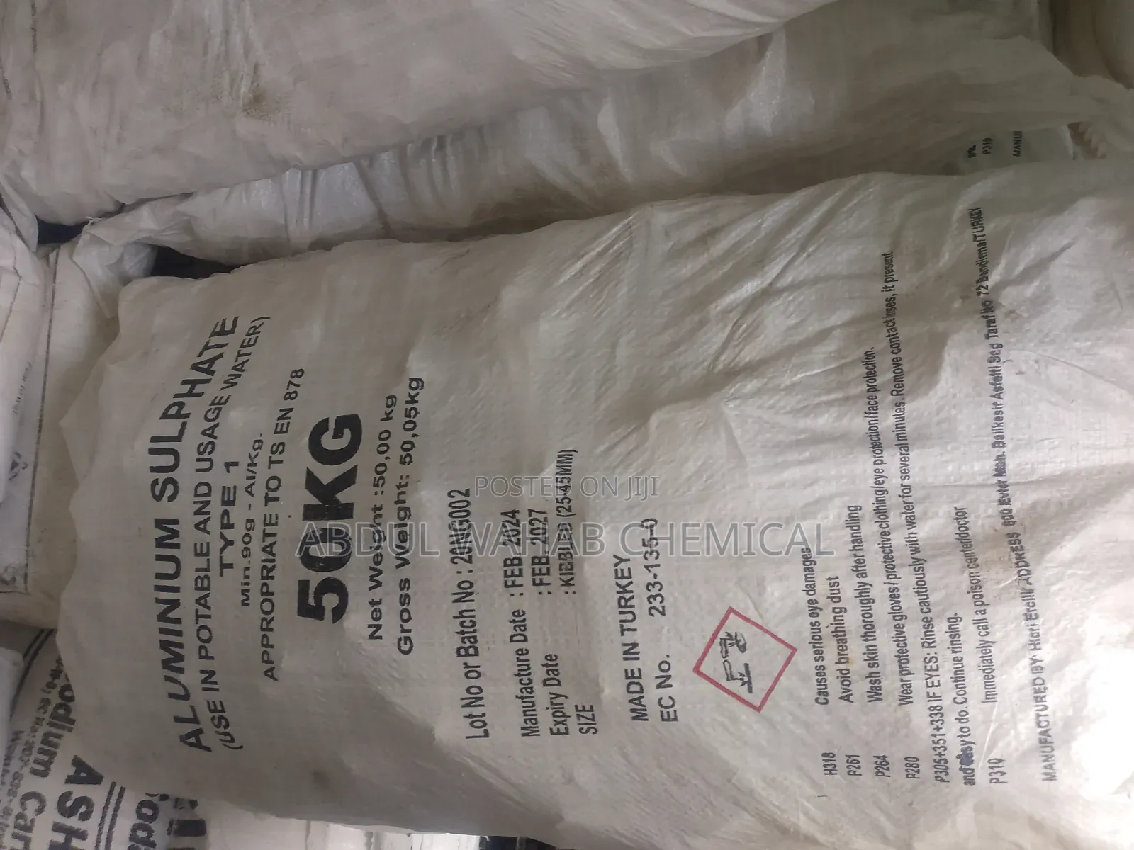 Aluminium Sulphate 50kg