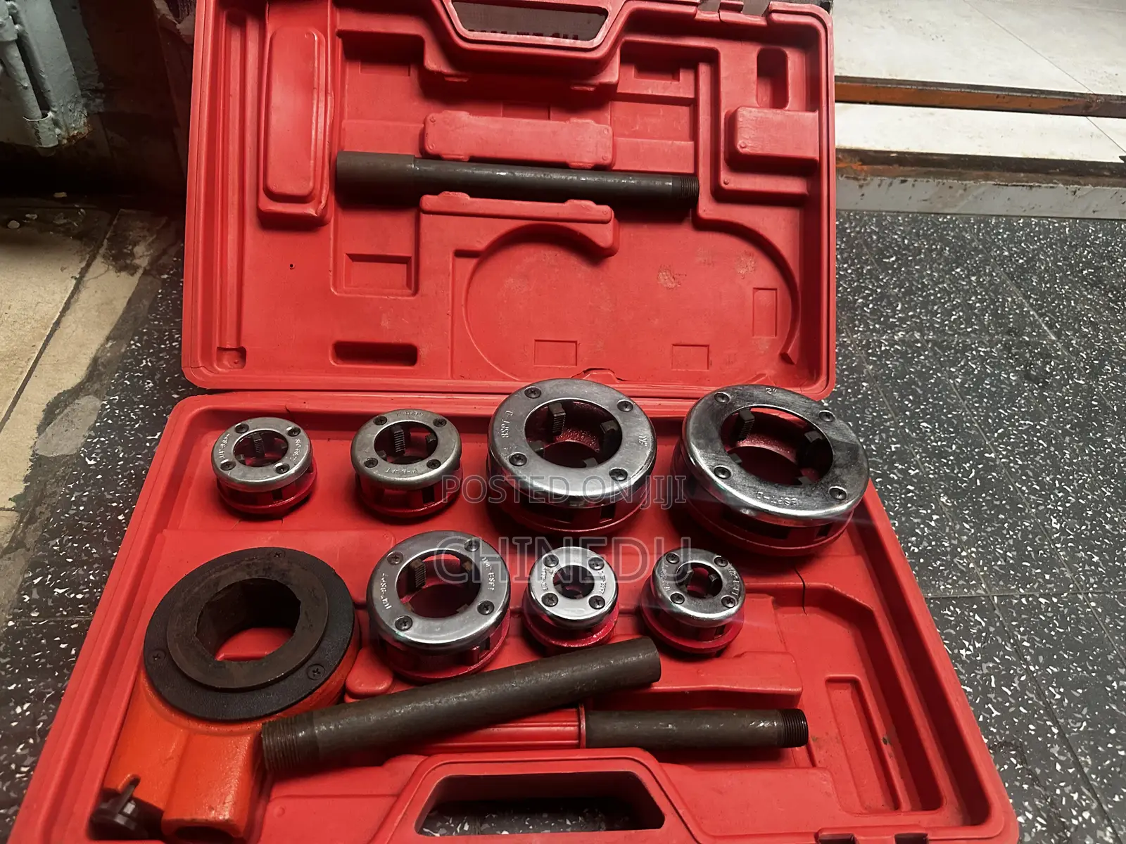 Manual Pipe Threader Die Set Kit