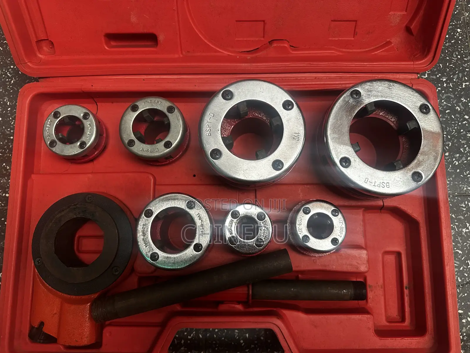 Manual Pipe Threader Die Set Kit