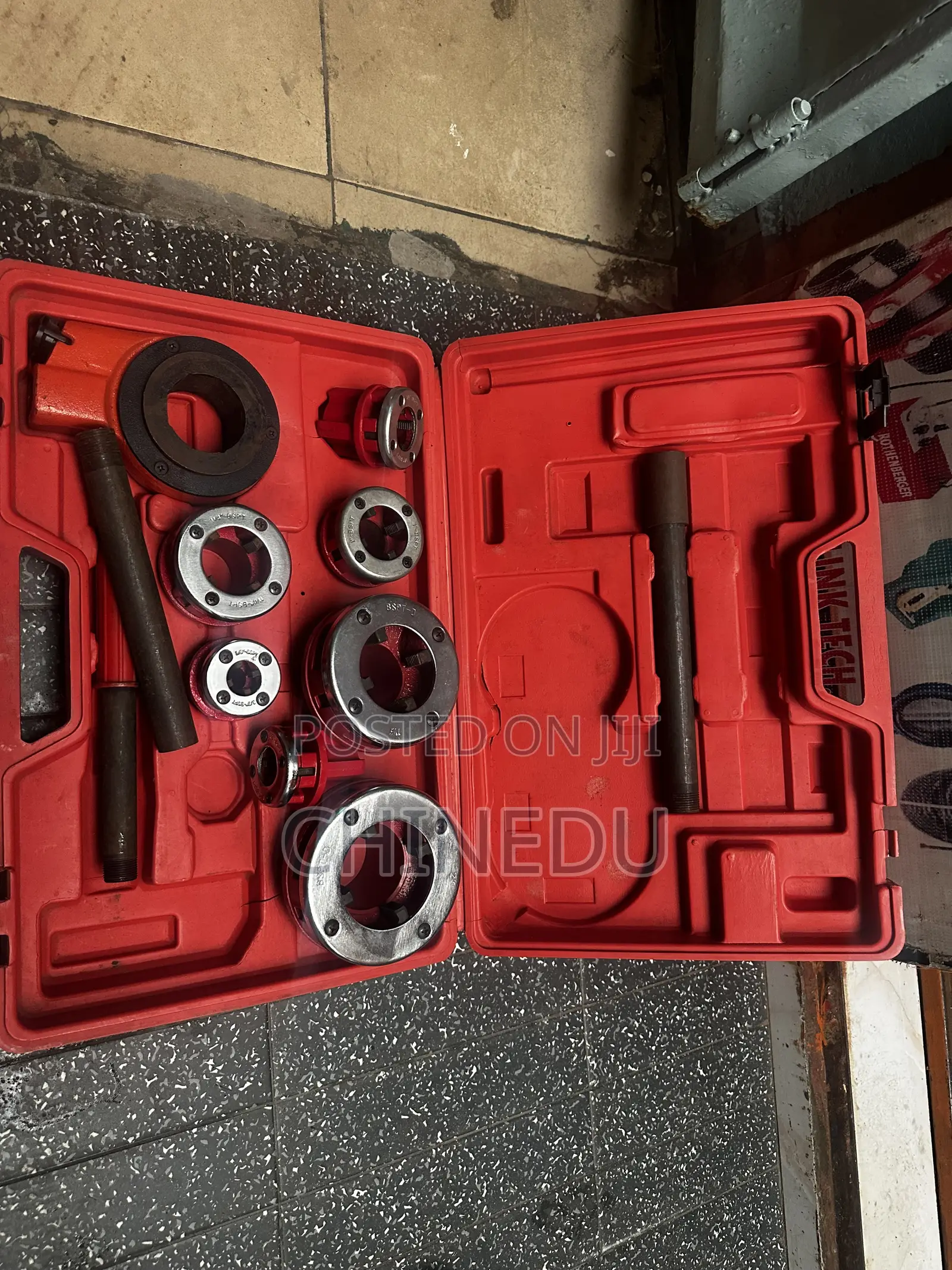 Manual Pipe Threader Die Set Kit
