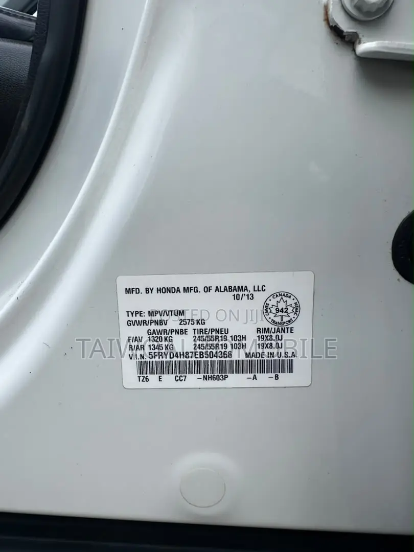 Acura MDX 2014 White