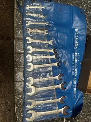 BODMANN 12PCS Double Open End Wrench Set 