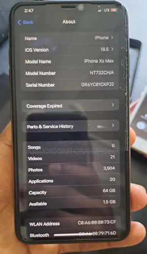 Apple iPhone XS Max 64 GB Gold