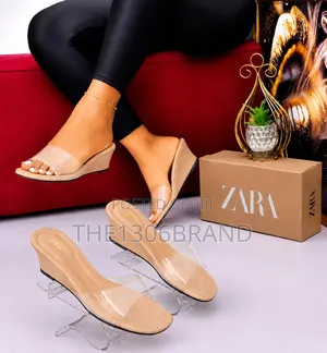 Zara Low Heel Elegant Slippers