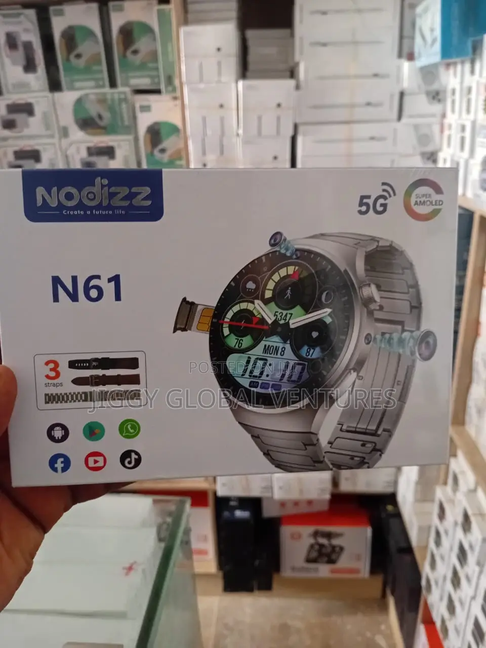 Nodizz N61 Smartwatch With SIM Card