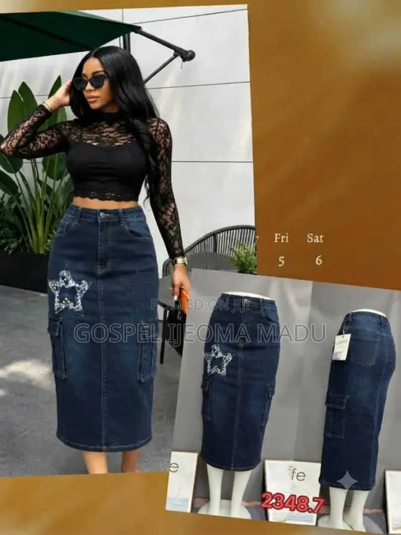 Classy and Quality Jean Skirts