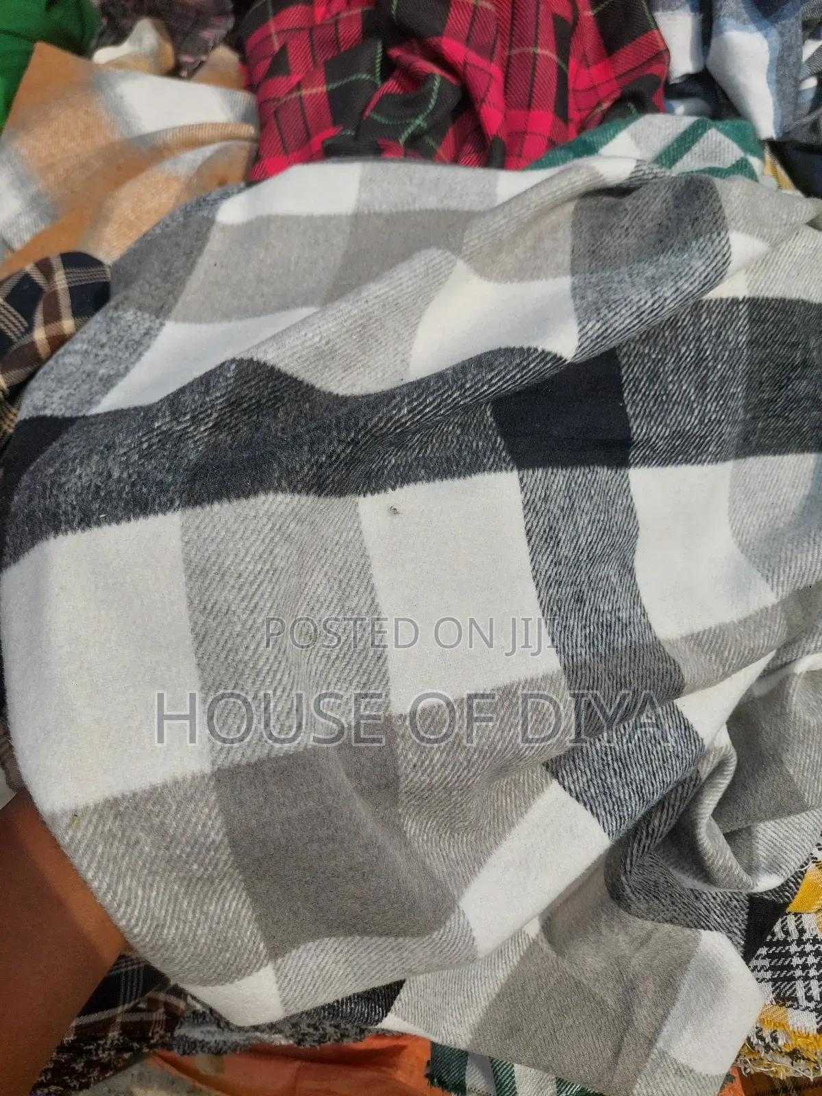 Thick Cotton Checkers