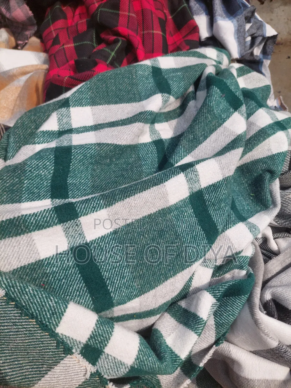 Thick Cotton Checkers