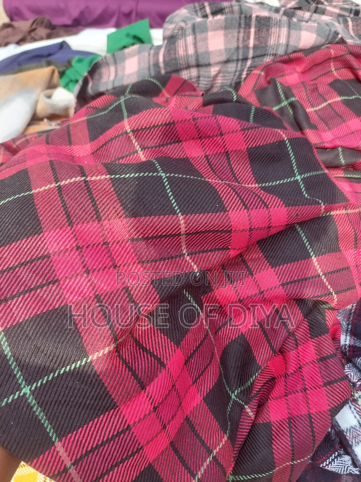 Thick Cotton Checkers