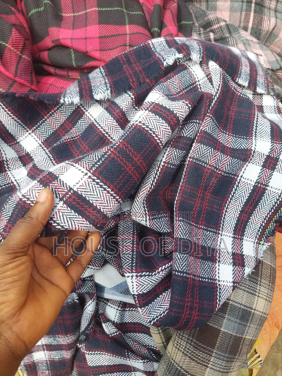 Thick Cotton Checkers