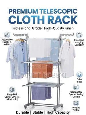 Three Layers Cloth Rack