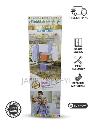 Three Layers Cloth Rack