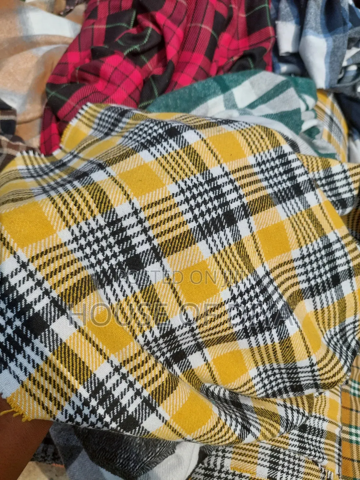 Thick Cotton Checkers