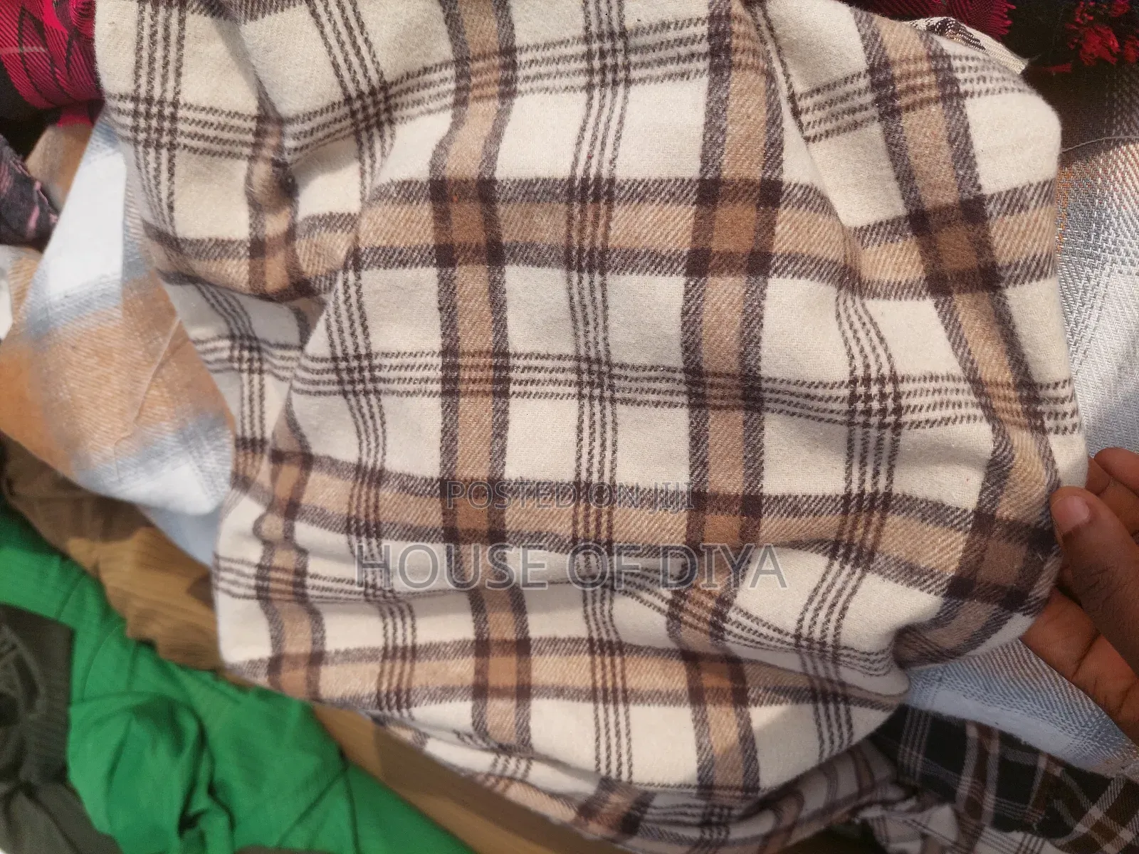 Thick Cotton Checkers
