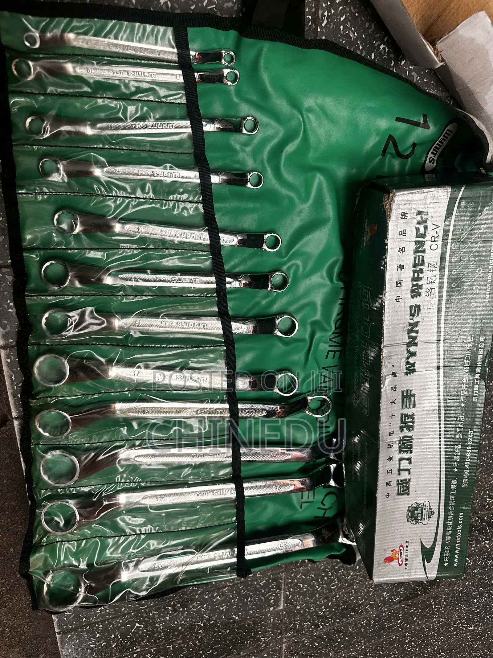 WYNN'S 12PCS Double Ring / Box-End Wrench Set