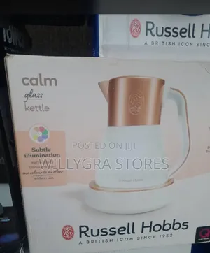 Russell Hobbs Calm Kettle (1.7L, AI-designed, Variable Temperature
