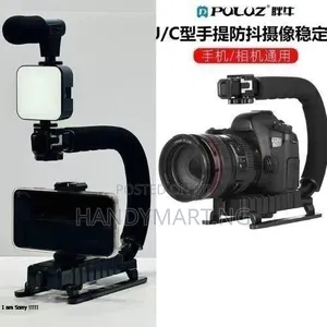Video-Making U/C Shape Portable Handheld Bracket Stabilizer Kit