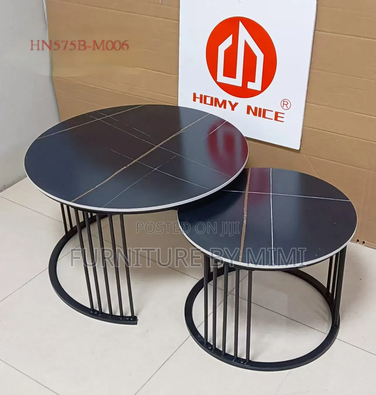 PROMO: Luxury 2-in-1 Marble Center Table / Nesting Coffee Table Set