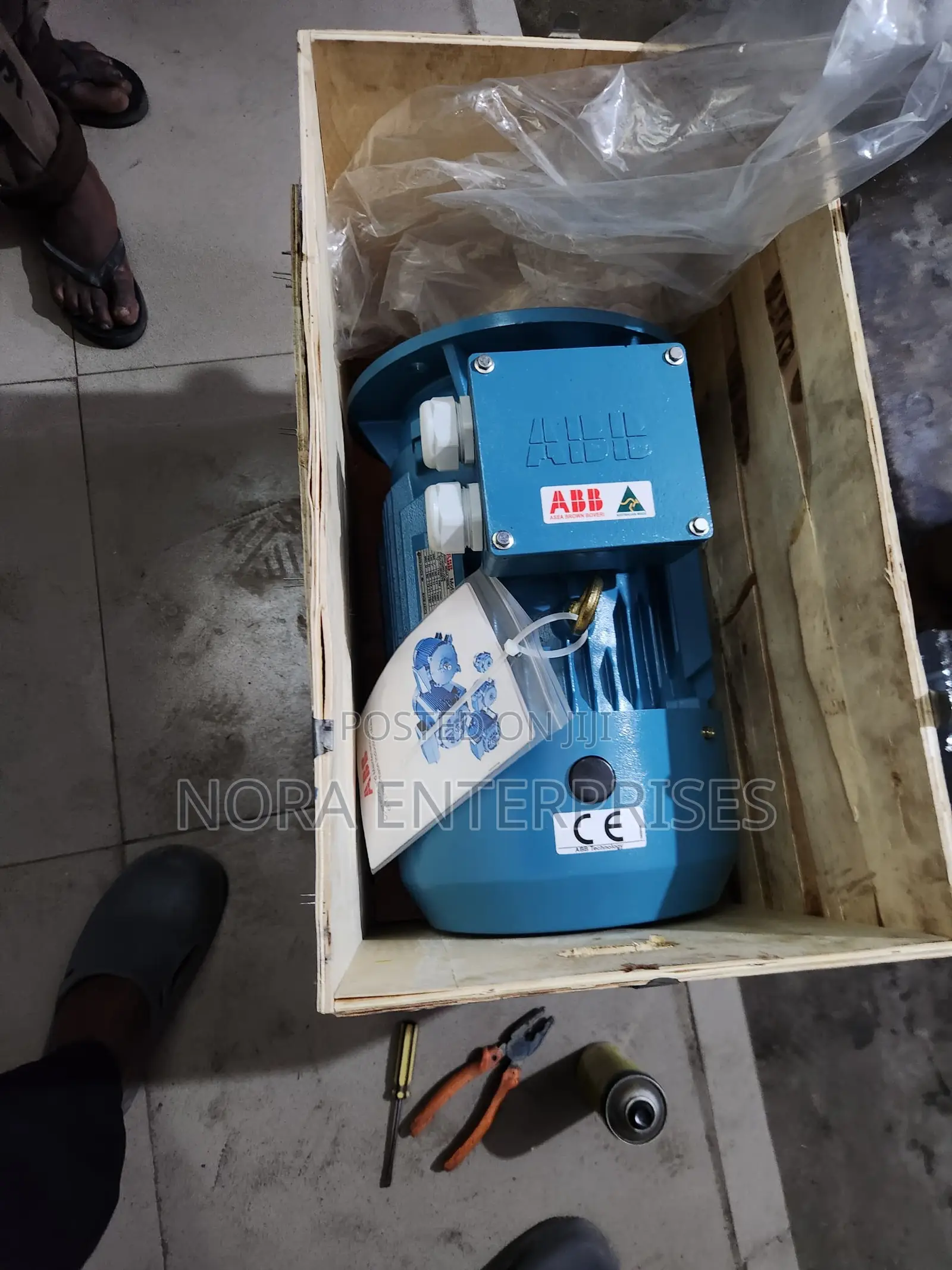 Electric Motor ABB Flange Mounted