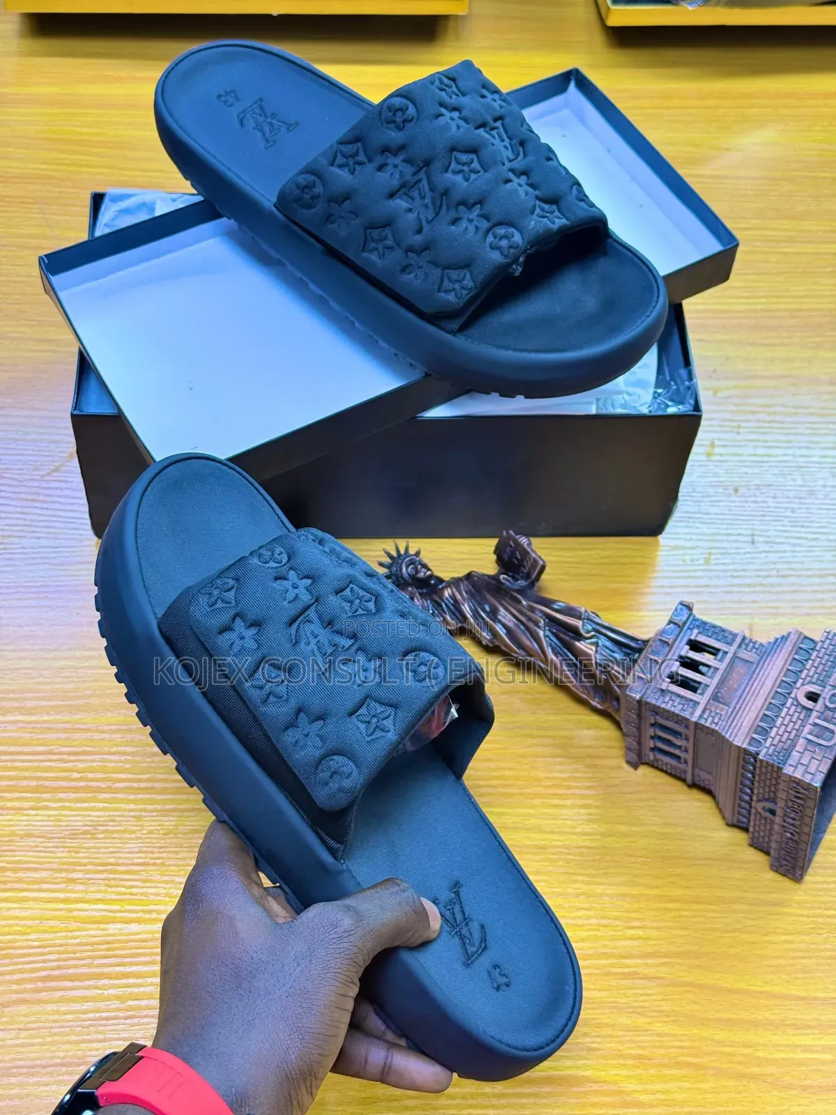 Louis Vuitton Luxury Slides Available