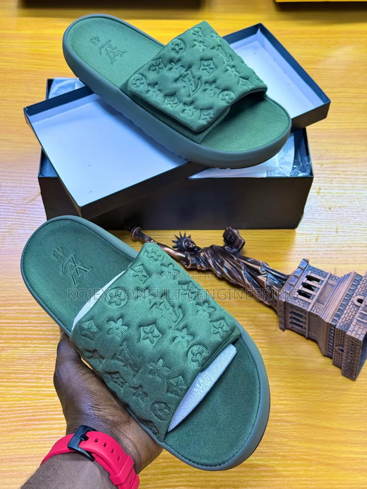 Louis Vuitton Luxury Slides Available