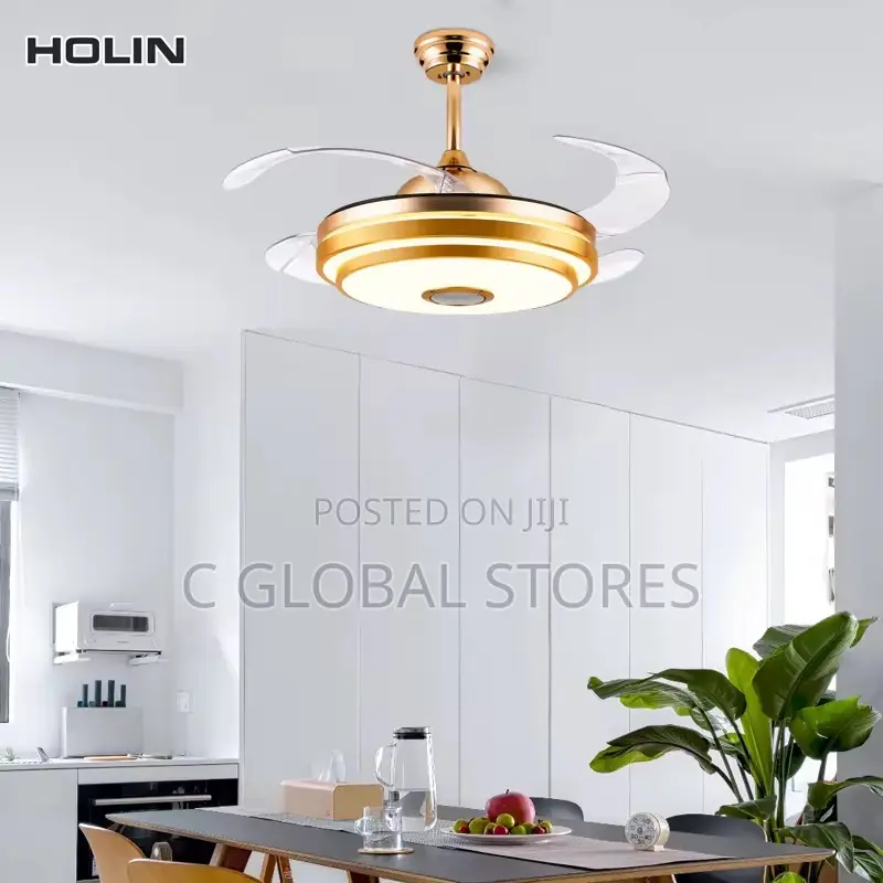 Bluetooth Fan Chandelier