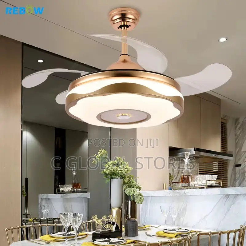 Bluetooth Fan Chandelier