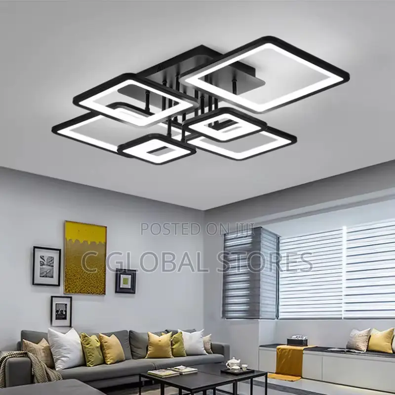 6haeds Flush Chandelier
