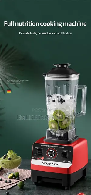 Powerful 2 in 1 Silver Crest Blender. 8,500w