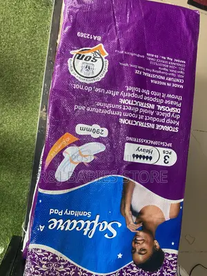 A Bag Softcare Sachet Cotton Sanitary Pads (3pcs)3*50