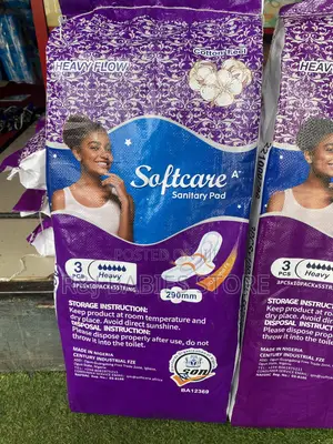 A Bag Softcare Sachet Cotton Sanitary Pads (3pcs)3*50