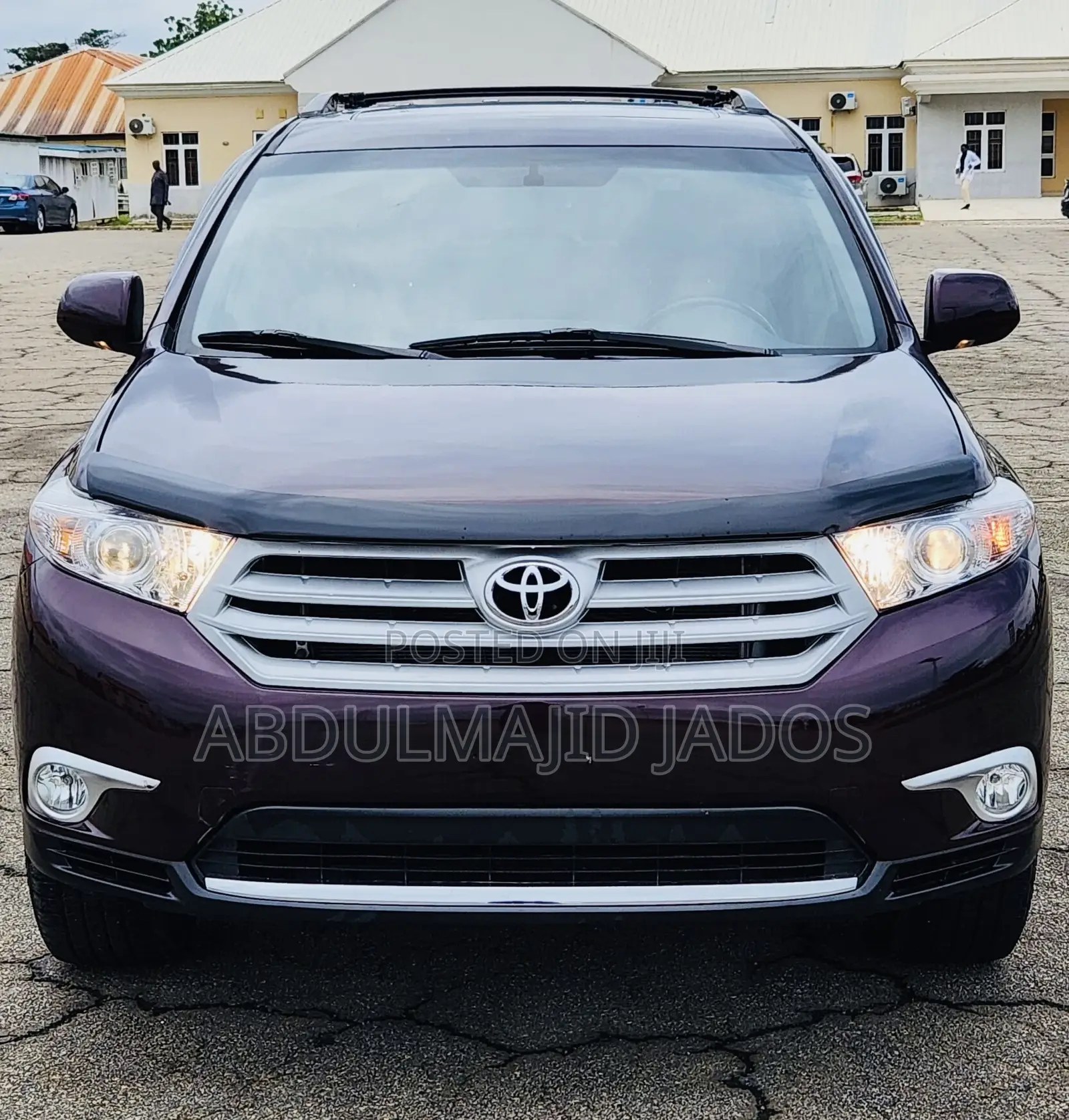 Toyota Highlander 2012 Maroon