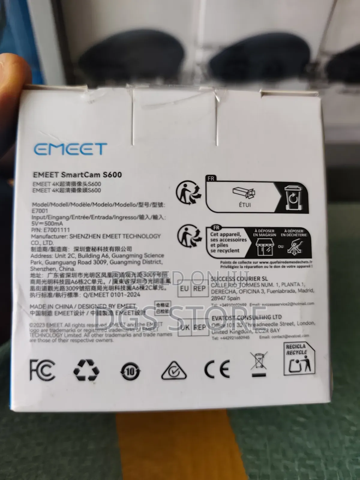 Emeet Streaming Webcam S600 Smart Cam