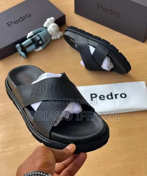 Luxury Designer Men's Cross Slippers – Premium Quality