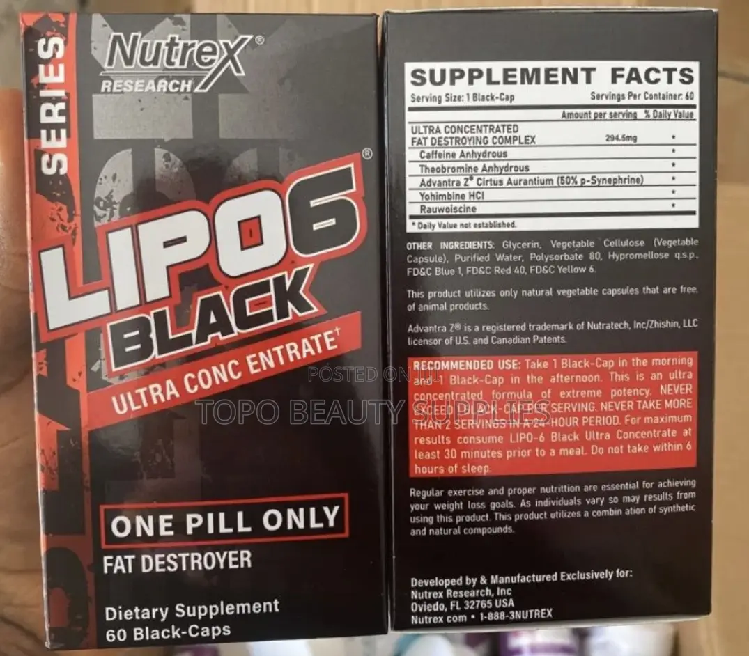 Nutrex Lipo 6 Black